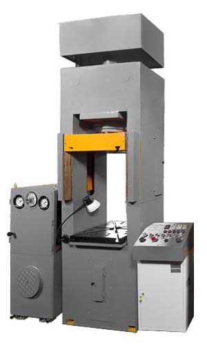 ДЕ2430 Фото гідравлічного пресса рамного